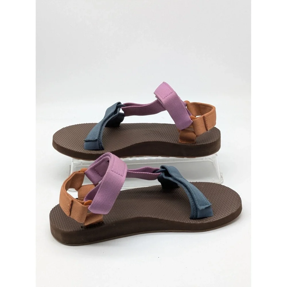 Teva Original Universal Sandals Pink Blue Brown Sport Hiking Women's Size 6